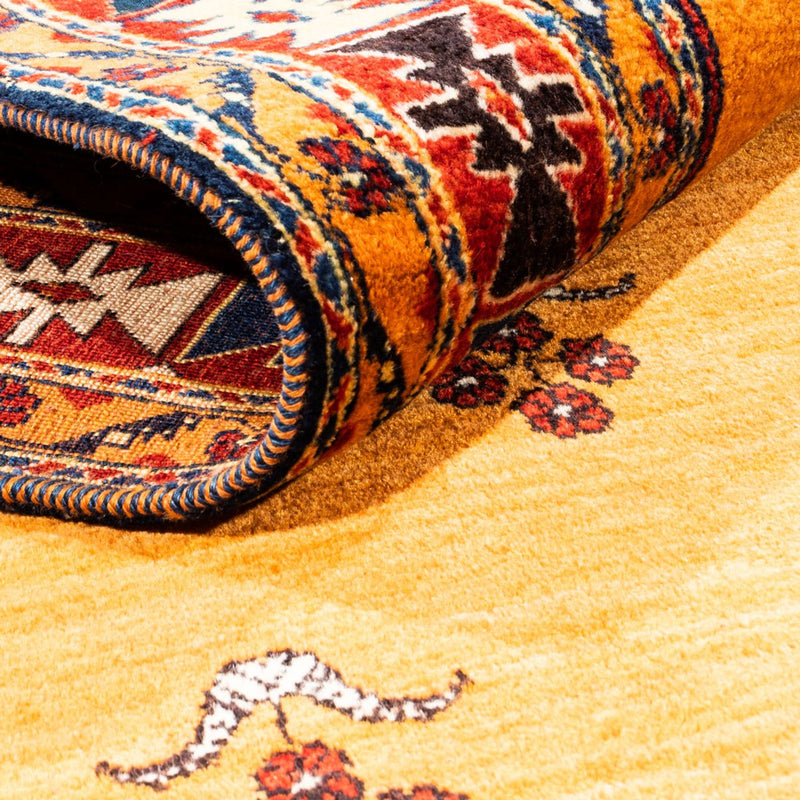 Tappeto Gabbeh - Persero - 237 x 177 cm - oro