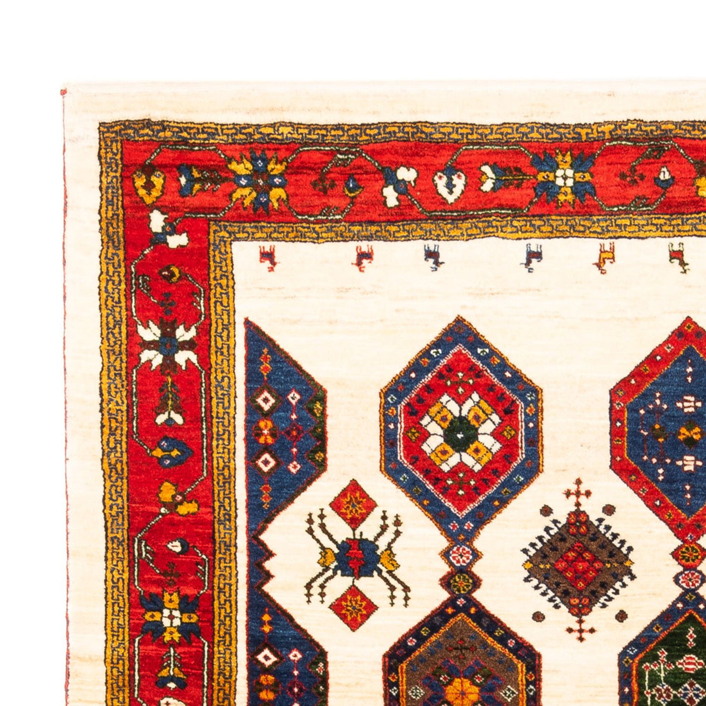 Gabbeh Persiano Tappeto 205x153cm - Perserteppich Wollteppich
