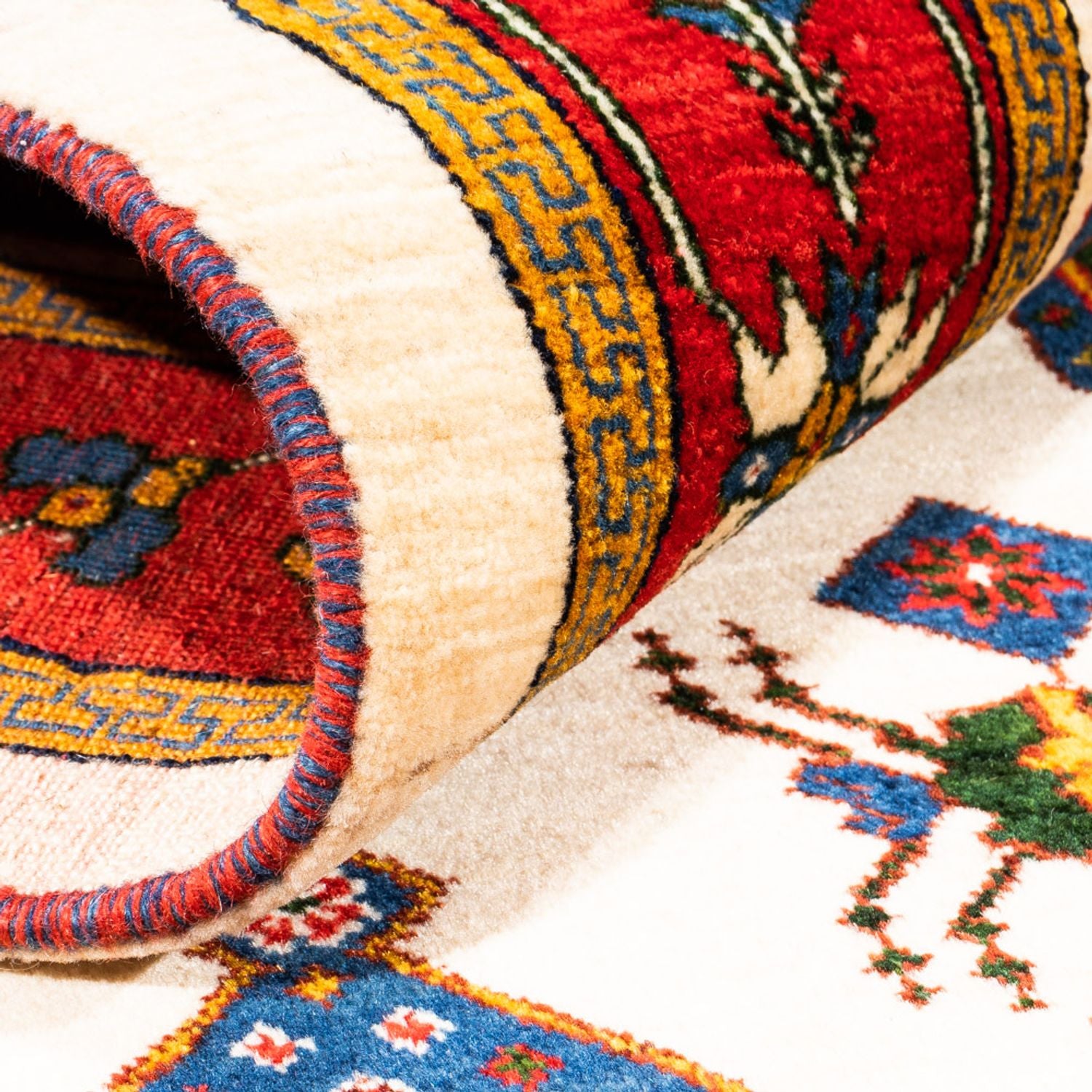 Tappeto Gabbeh - Persero - 205 x 153 cm - multicolore
