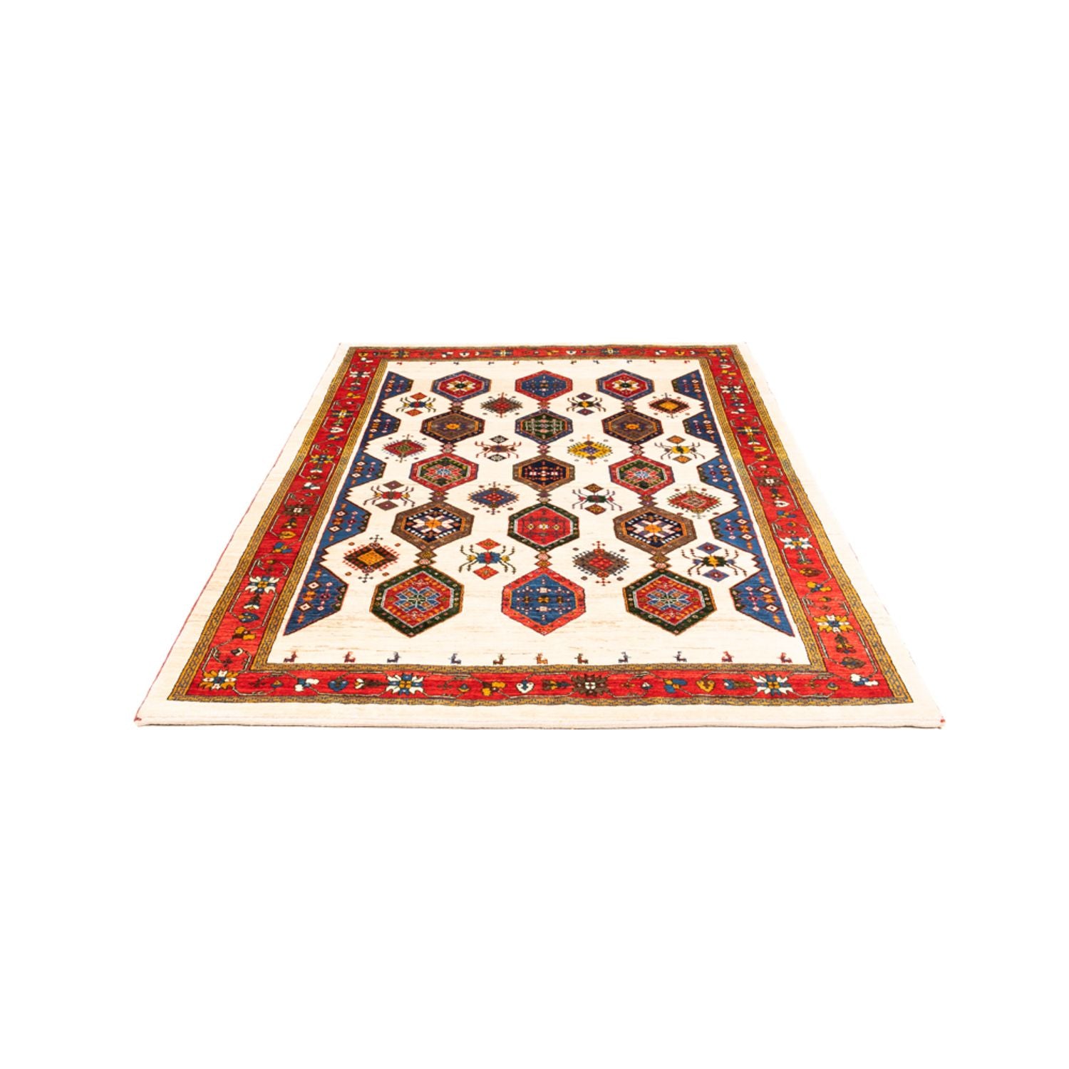 Tappeto Gabbeh - Persero - 205 x 153 cm - multicolore
