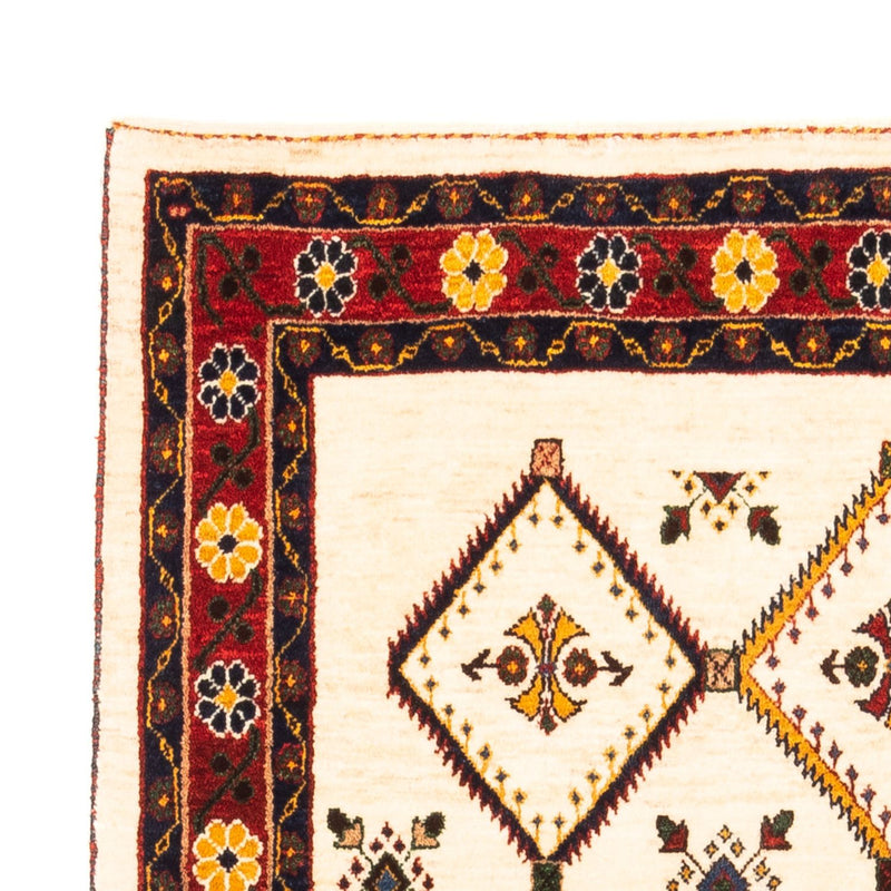 Tappeto Gabbeh - Persero - 155 x 114 cm - crema