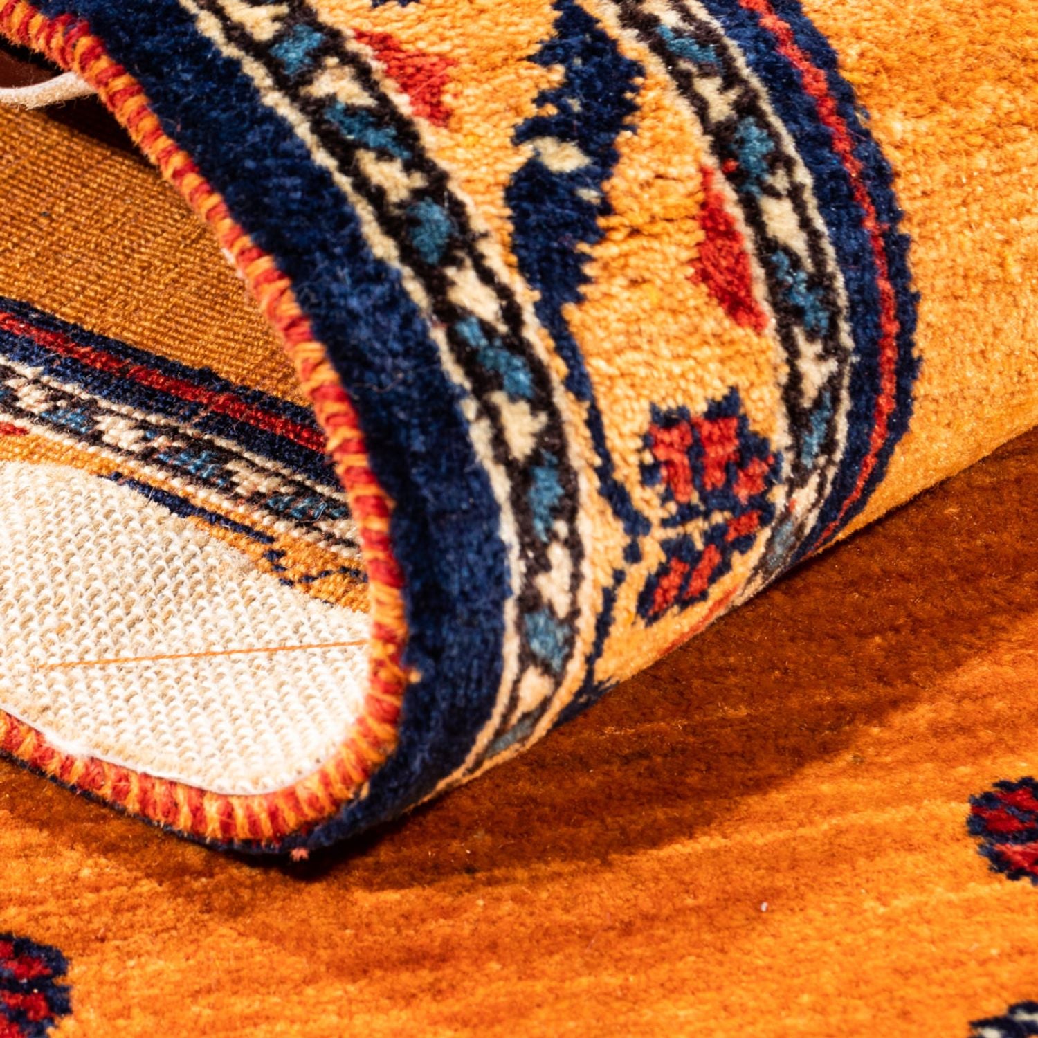 Tappeto Gabbeh - Persero - 153 x 103 cm - oro