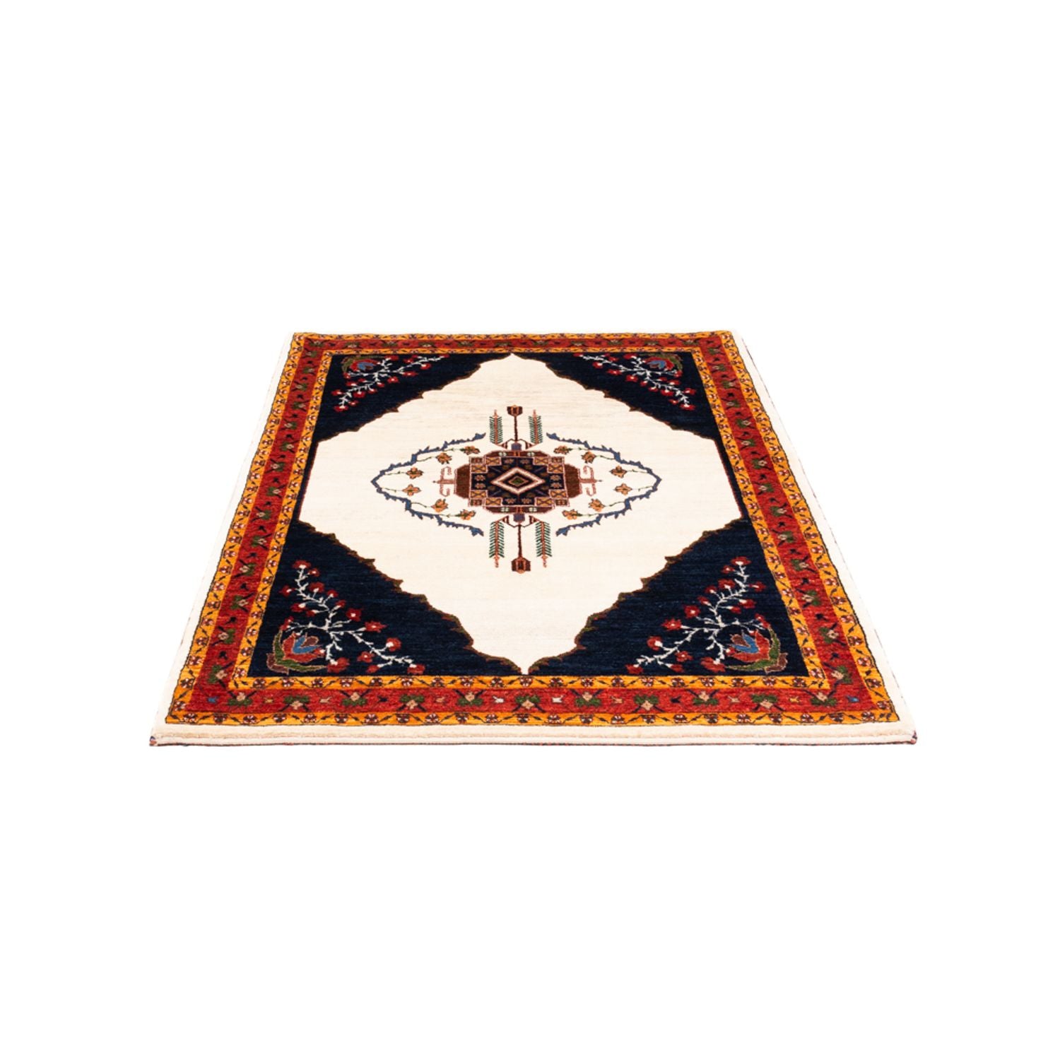 Tappeto Gabbeh - Persero - 162 x 115 cm - crema