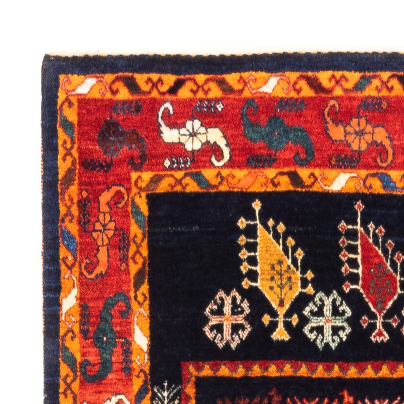 Tappeto Gabbeh - Persero - 160 x 108 cm - blu scuro
