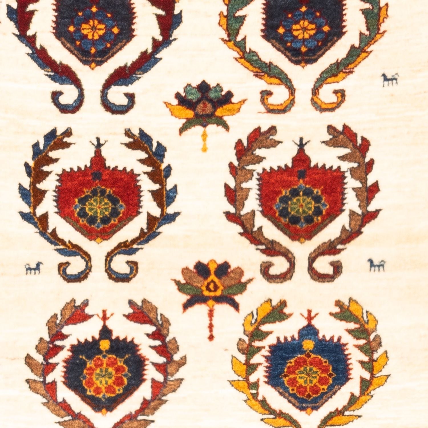 Tappeto Gabbeh - Persero - 155 x 115 cm - crema