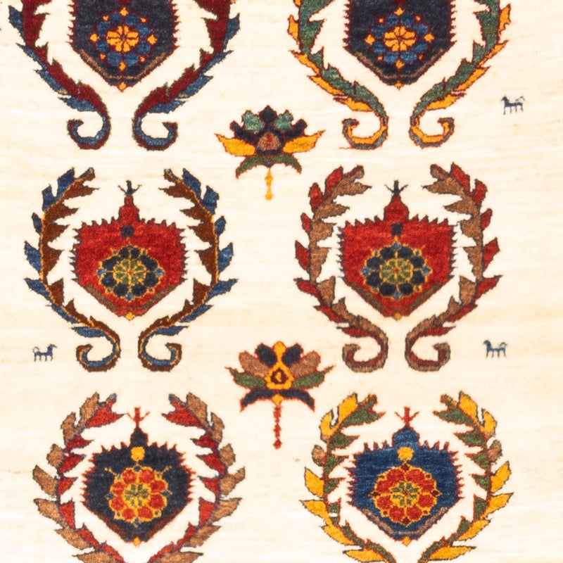 Tappeto Gabbeh - Persero - 155 x 115 cm - crema