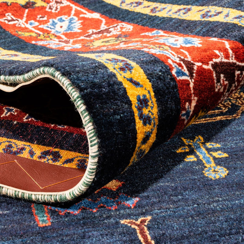 Tappeto Gabbeh - Persero - 240 x 170 cm - blu scuro