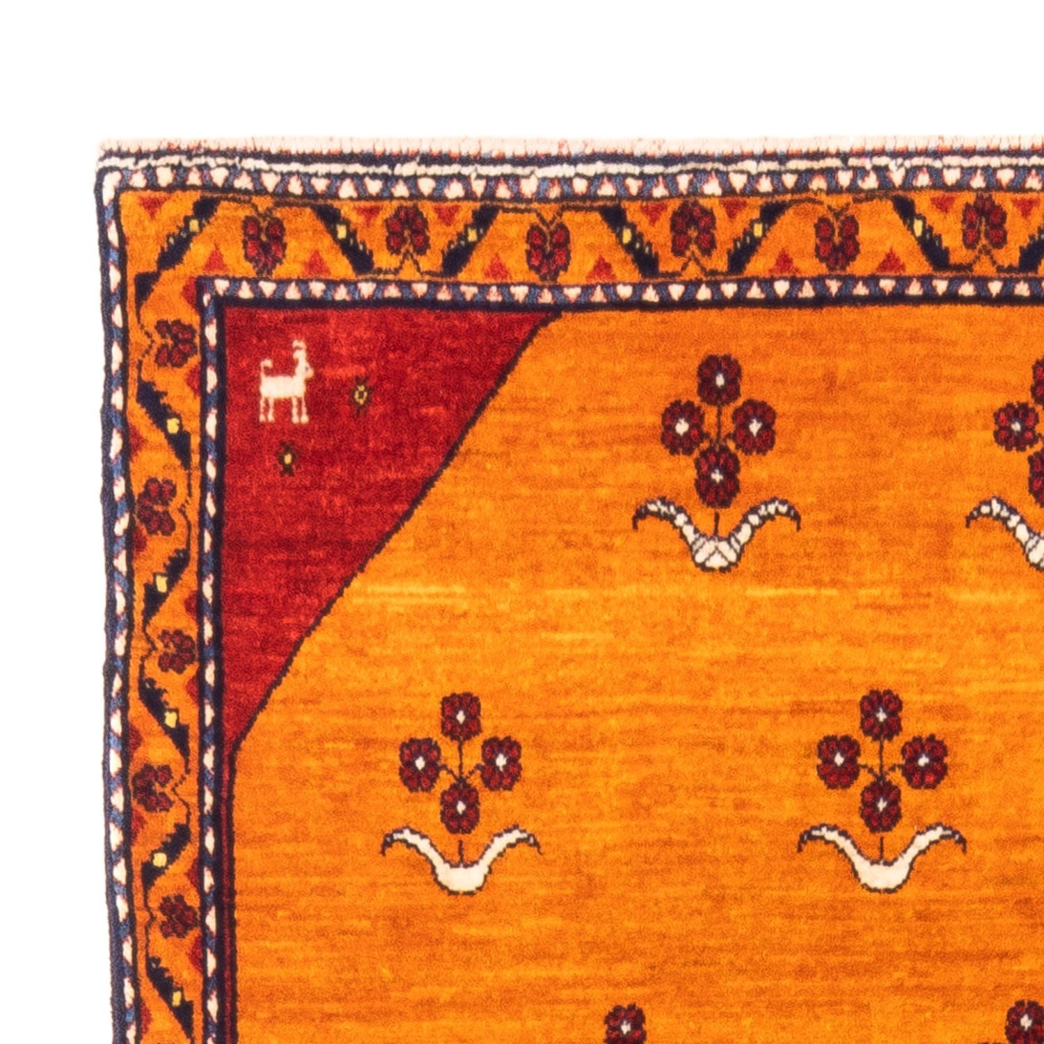 Tappeto Gabbeh - Persero - 155 x 104 cm - oro