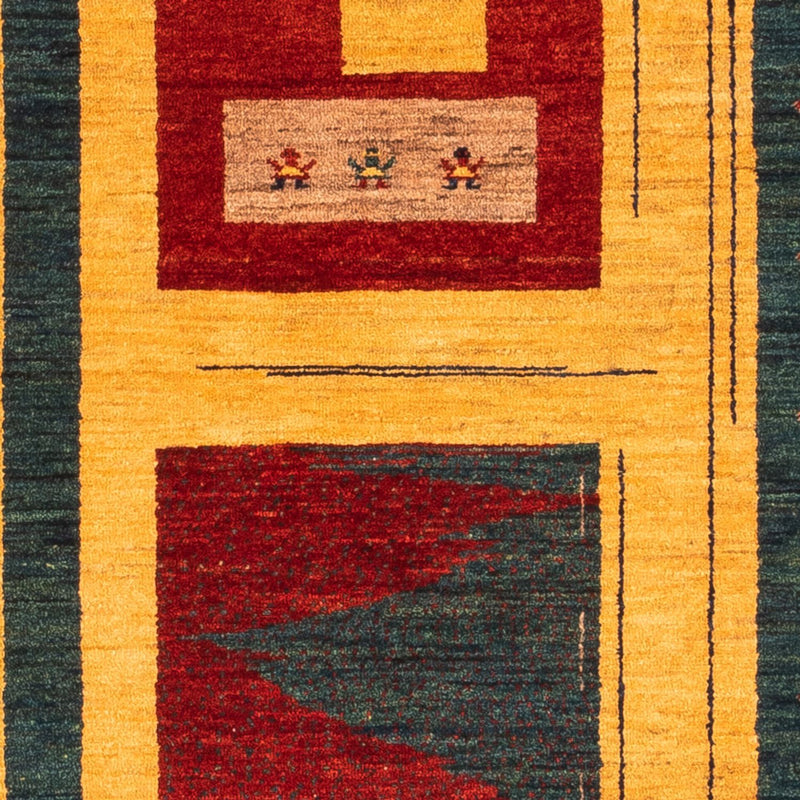 Tappeto corsia Tappeto Gabbeh - Persero - 198 x 80 cm - multicolore
