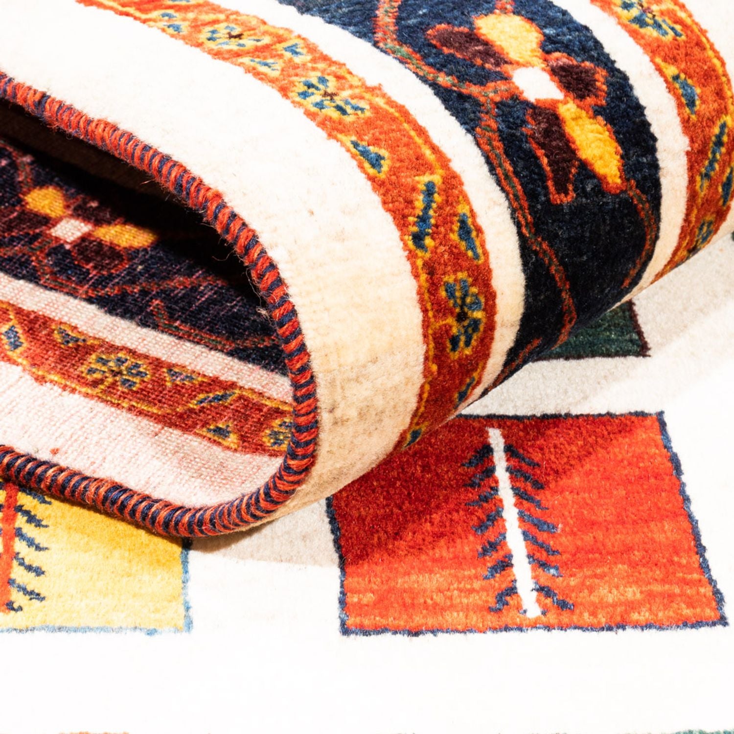 Tappeto Gabbeh - Persero - 207 x 157 cm - multicolore