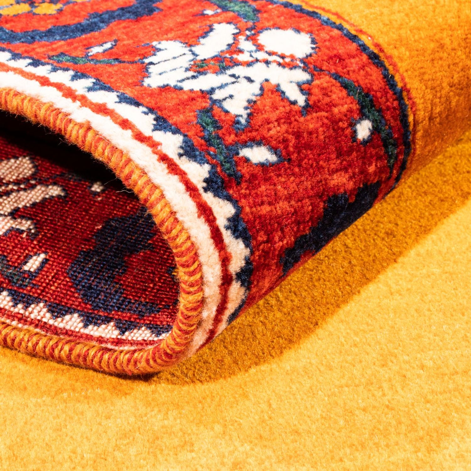 Tappeto Gabbeh - Persero - 165 x 104 cm - oro