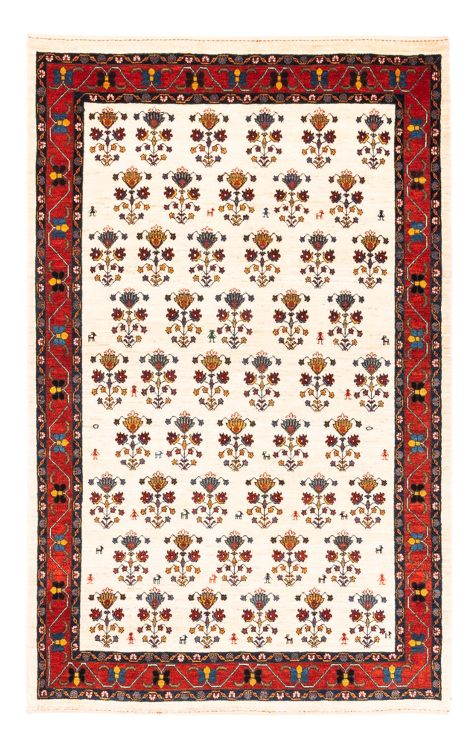 Tappeto Gabbeh - Persero - 194 x 127 cm - crema