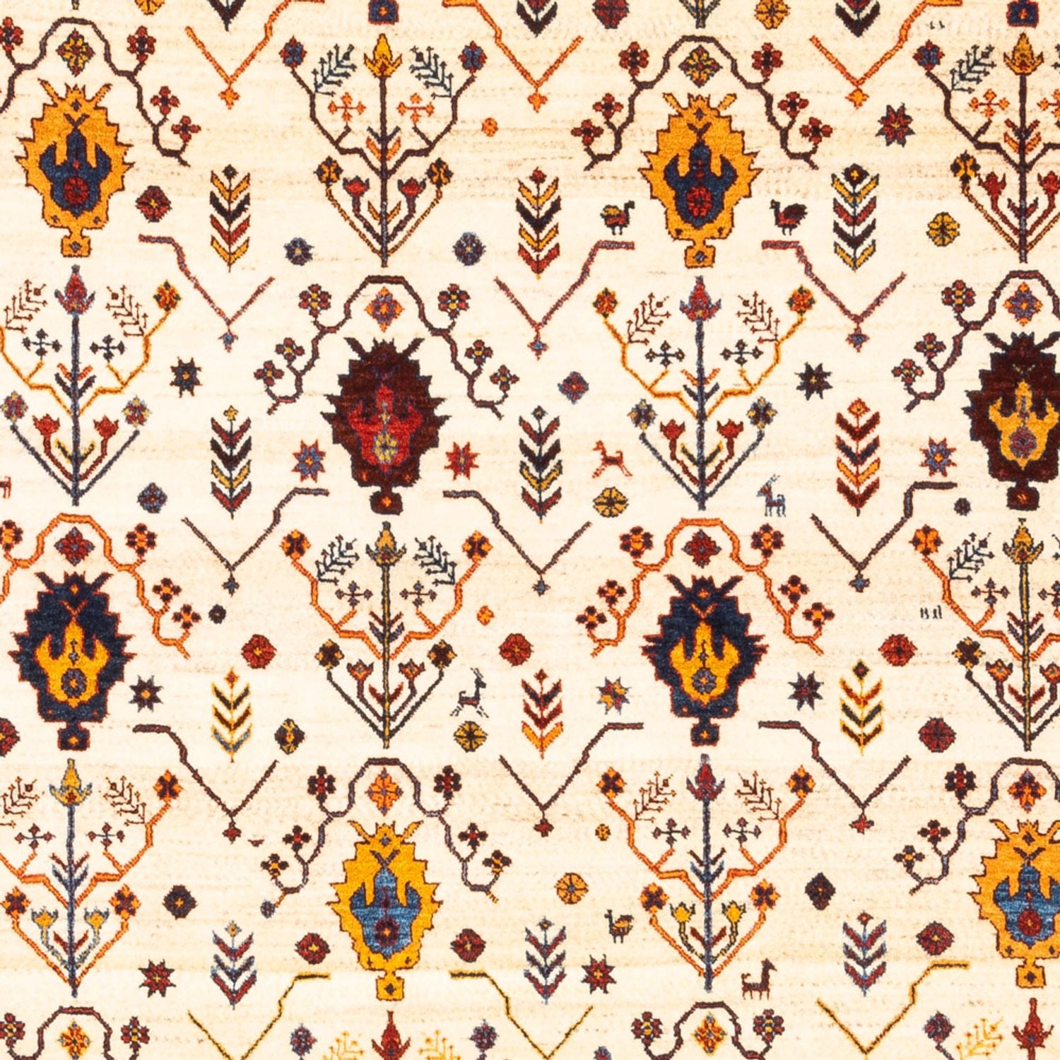 Tappeto Gabbeh - Persero - 212 x 155 cm - crema