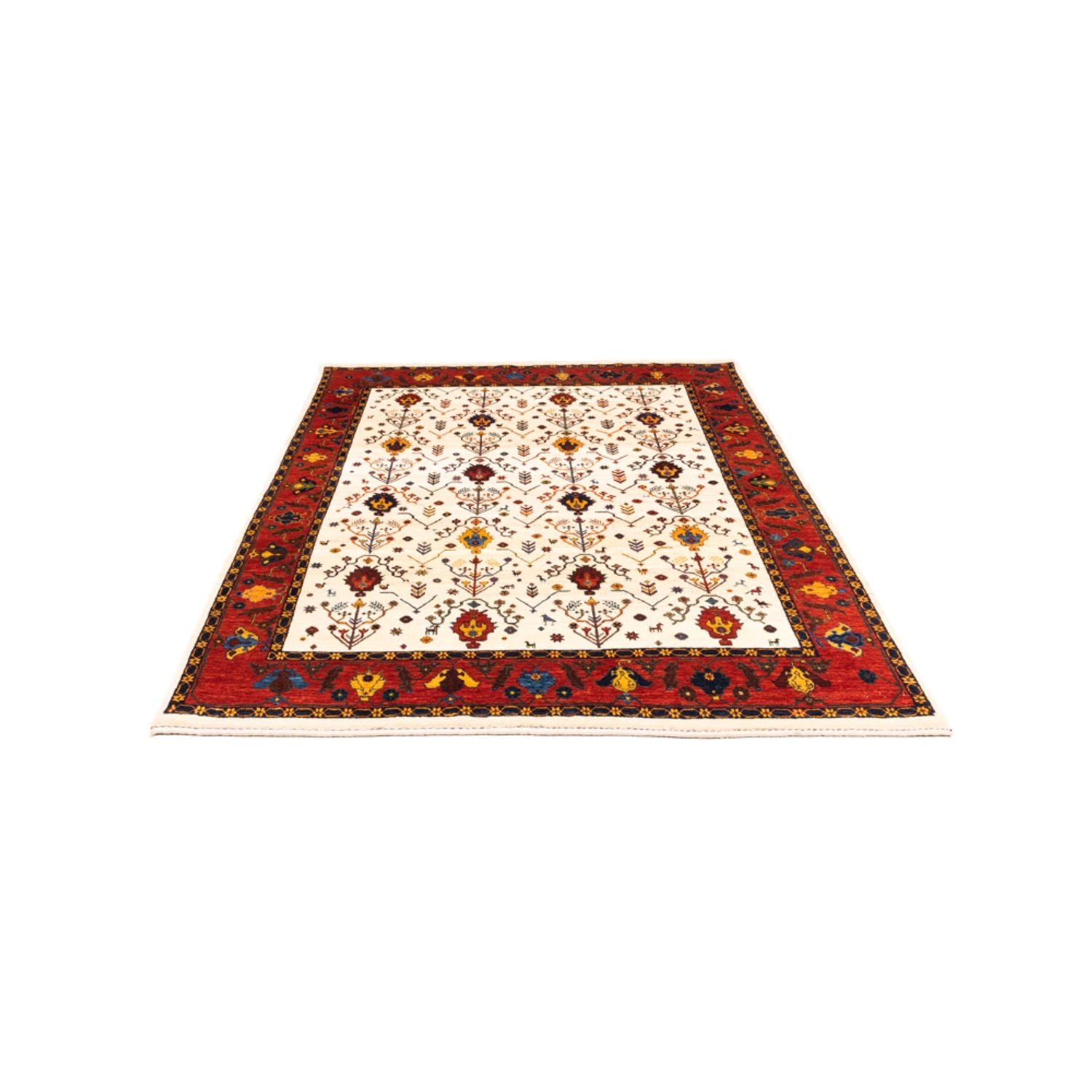 Tappeto Gabbeh - Persero - 212 x 155 cm - crema