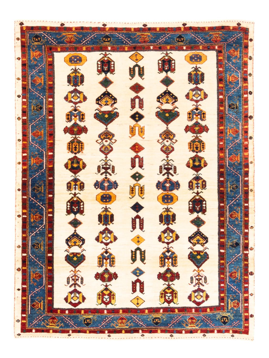 Tappeto Gabbeh - Persero - 194 x 145 cm - crema