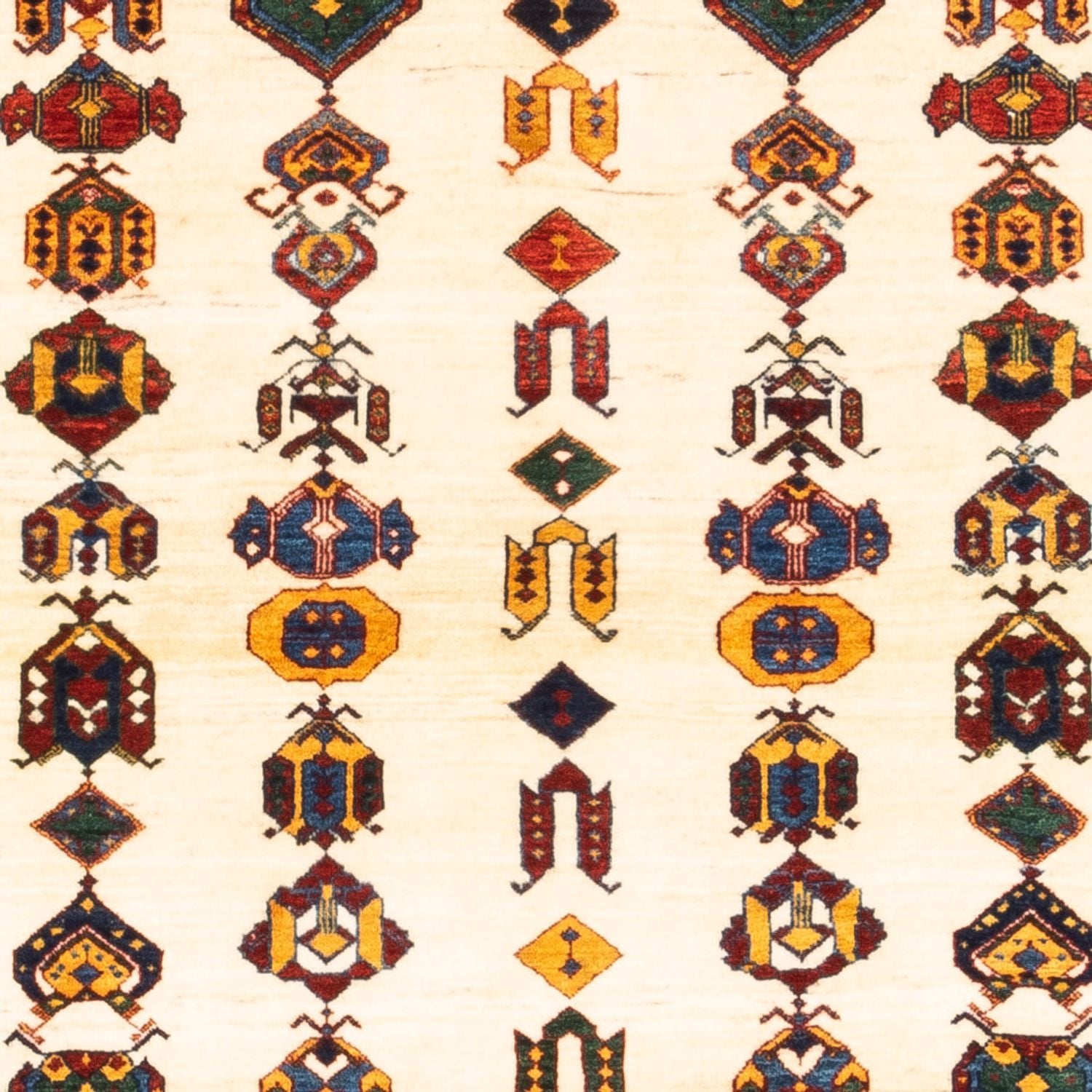 Tappeto Gabbeh - Persero - 194 x 145 cm - crema