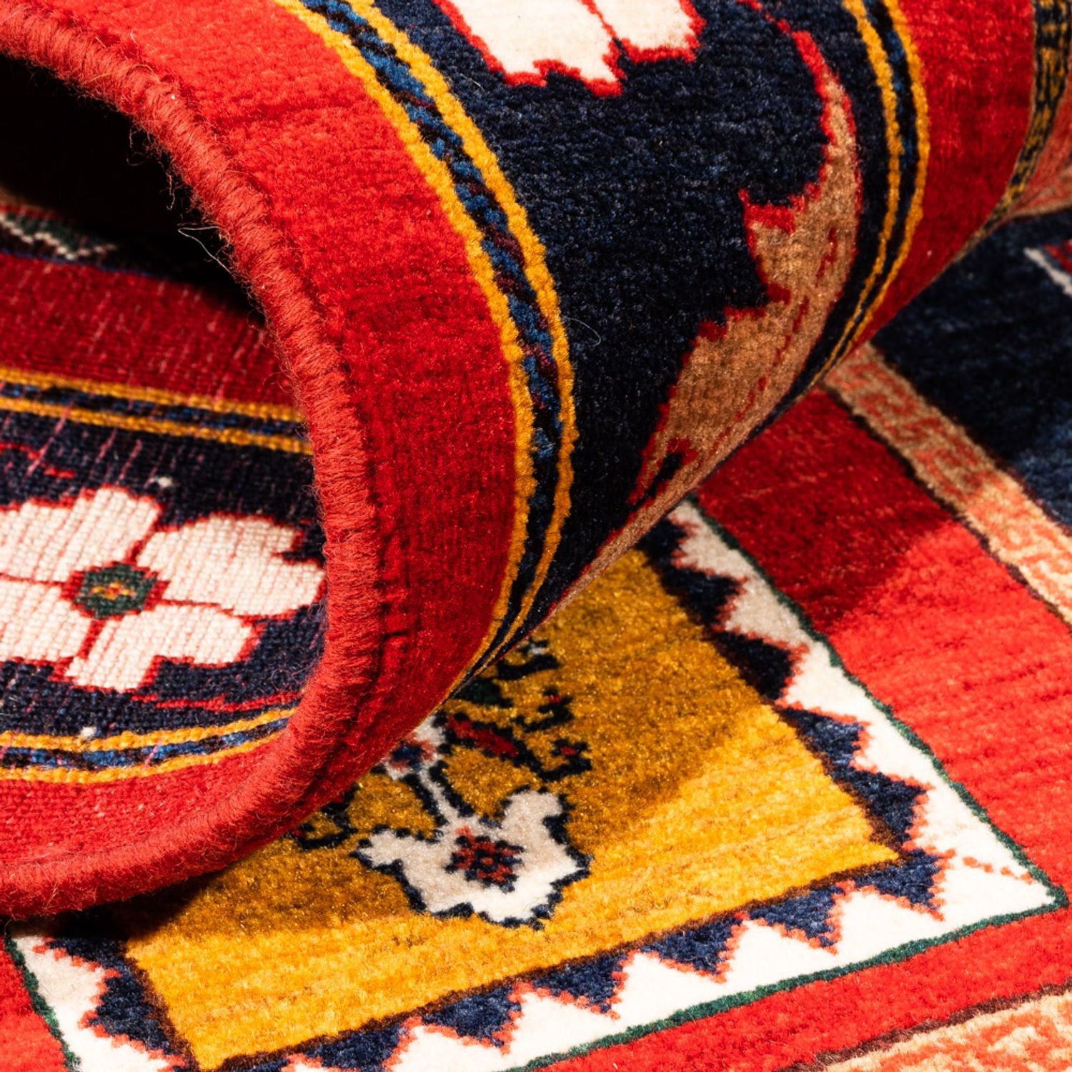 Tappeto Gabbeh - Persero - 196 x 118 cm - multicolore