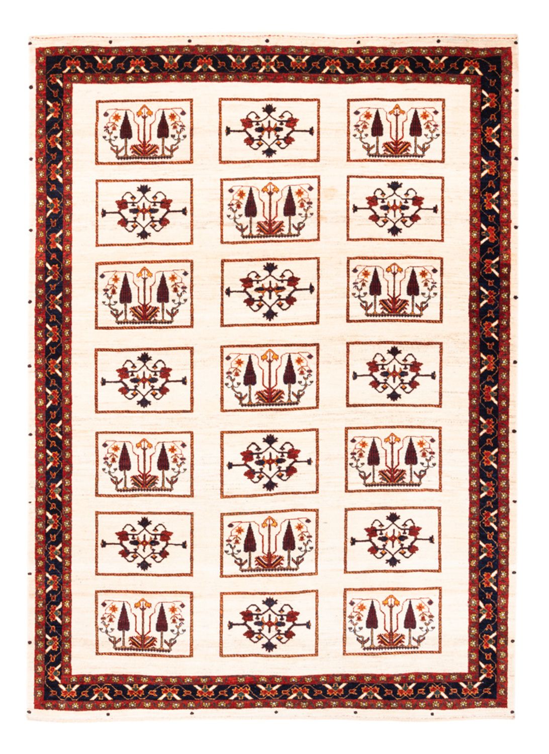 Tappeto Gabbeh - Persero - 210 x 154 cm - crema