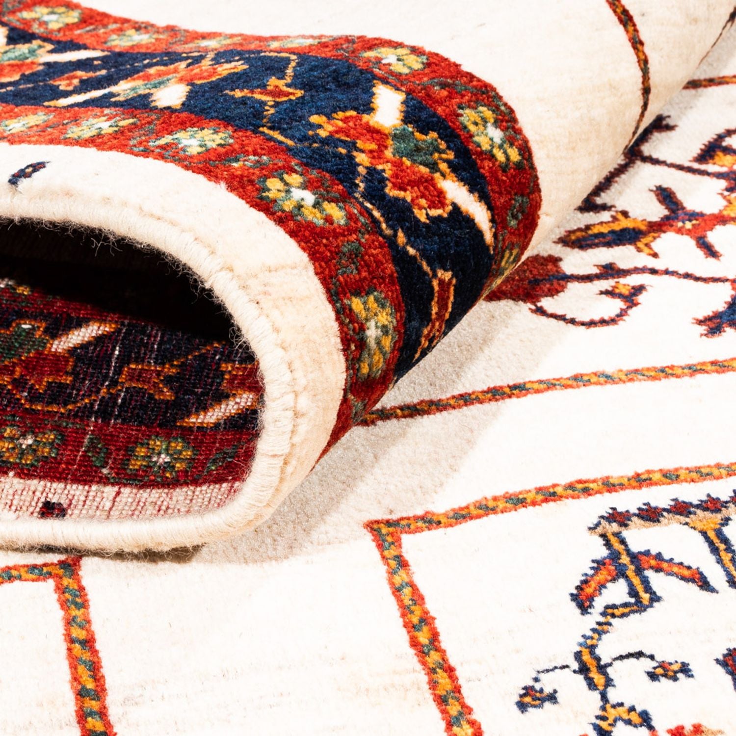 Tappeto Gabbeh - Persero - 210 x 154 cm - crema