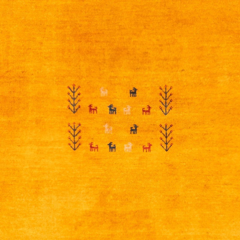 Tappeto Gabbeh - Persero - 155 x 108 cm - oro