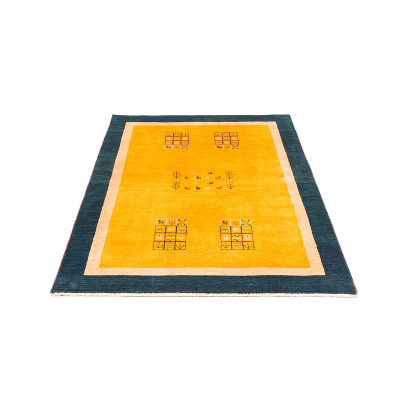 Tappeto Gabbeh - Persero - 155 x 108 cm - oro