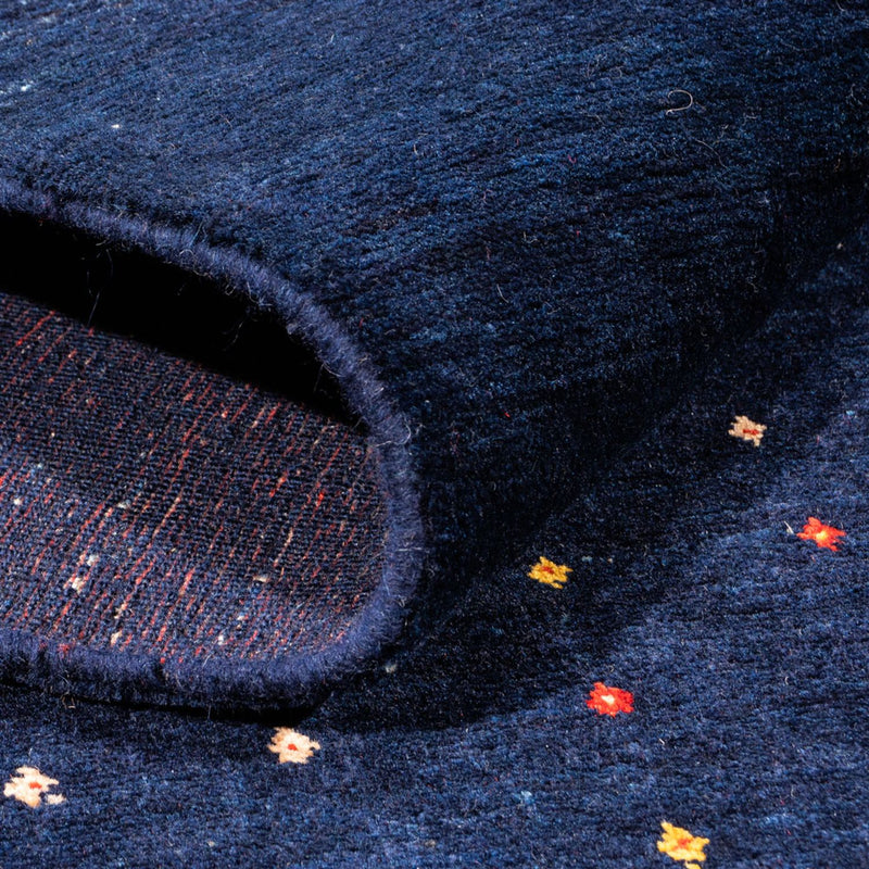 Tappeto Gabbeh - Persero - 190 x 151 cm - blu scuro