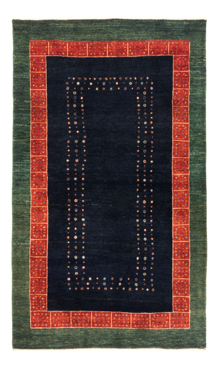 Tappeto Gabbeh - Persero - 160 x 100 cm - blu scuro