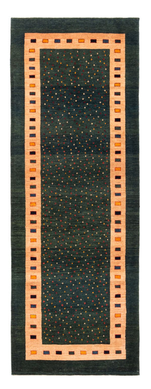 Tappeto corsia Tappeto Gabbeh - Persero - 226 x 86 cm - verde