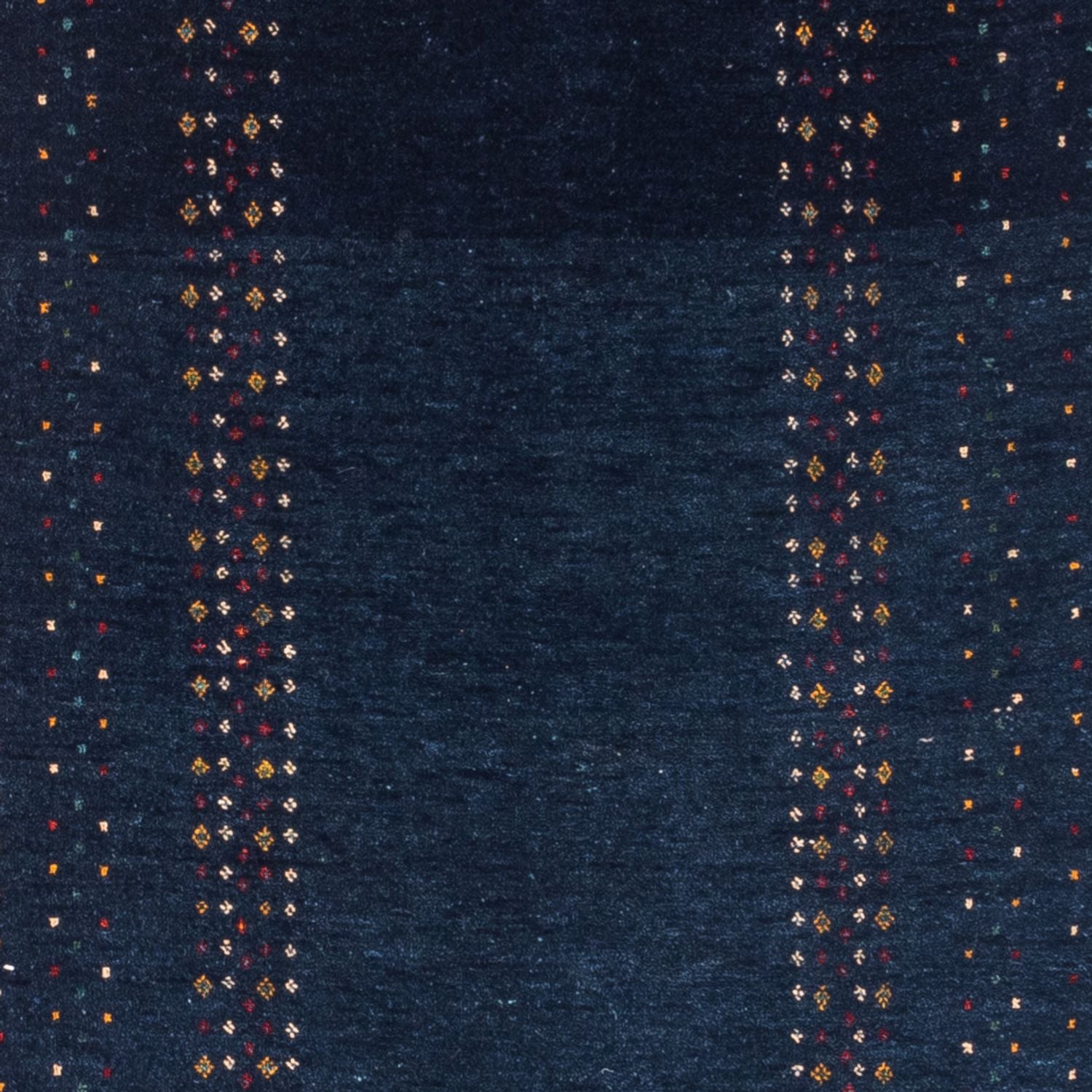 Tappeto corsia Tappeto Gabbeh - Persero - 245 x 83 cm - blu scuro