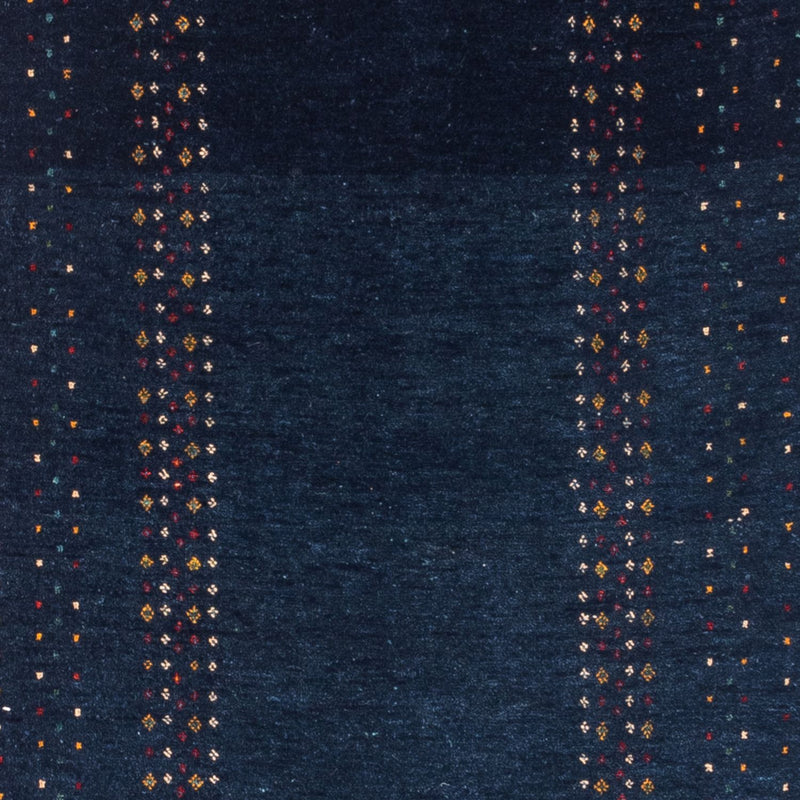 Tappeto corsia Tappeto Gabbeh - Persero - 245 x 83 cm - blu scuro