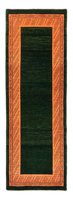 Tappeto corsia Tappeto Gabbeh - Persero - 232 x 85 cm - blu scuro