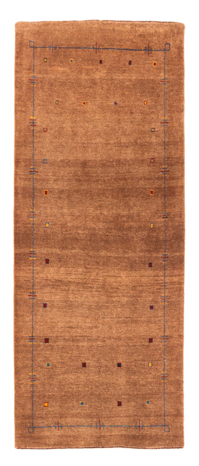 Tappeto corsia Tappeto Gabbeh - Persero - 213 x 90 cm - beige