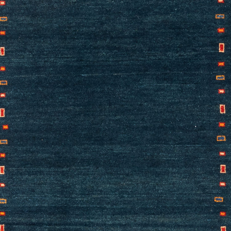 Tappeto corsia Tappeto Gabbeh - Persero - 251 x 80 cm - blu scuro