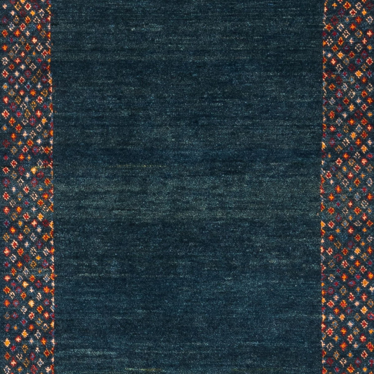 Tappeto corsia Tappeto Gabbeh - Persero - 200 x 85 cm - blu scuro