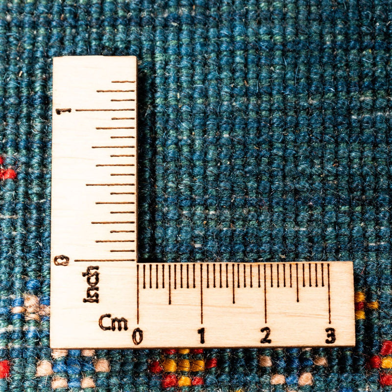 Tappeto corsia Tappeto Gabbeh - Persero - 200 x 85 cm - blu scuro