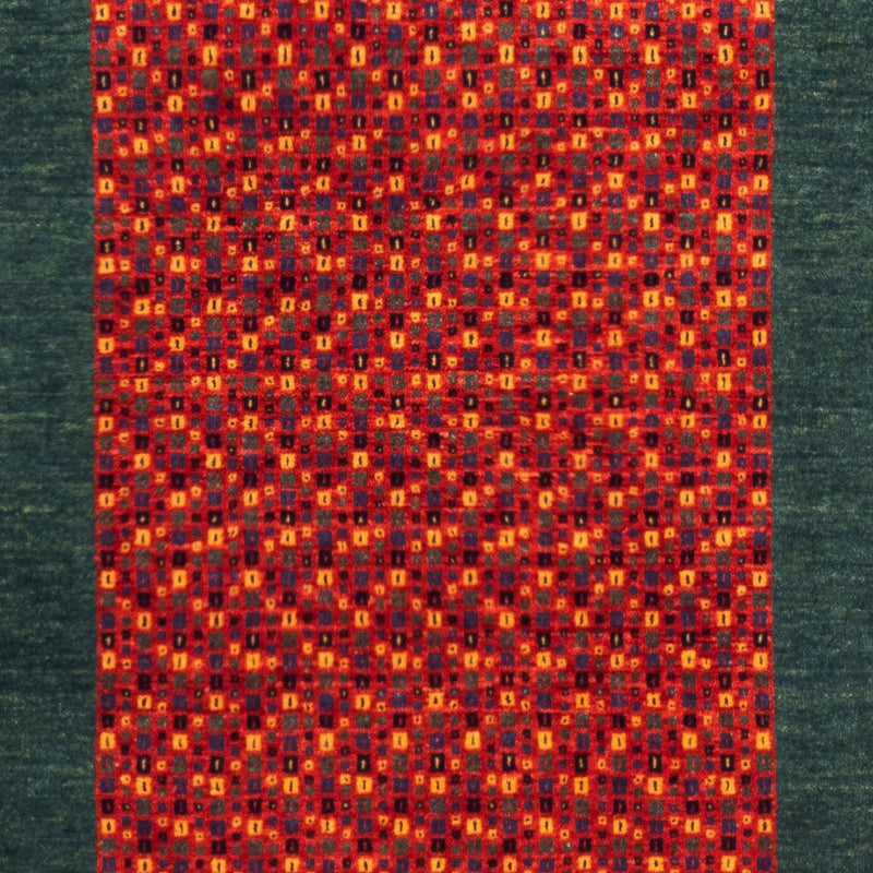 Tappeto Gabbeh - Persero - 152 x 100 cm - rosso