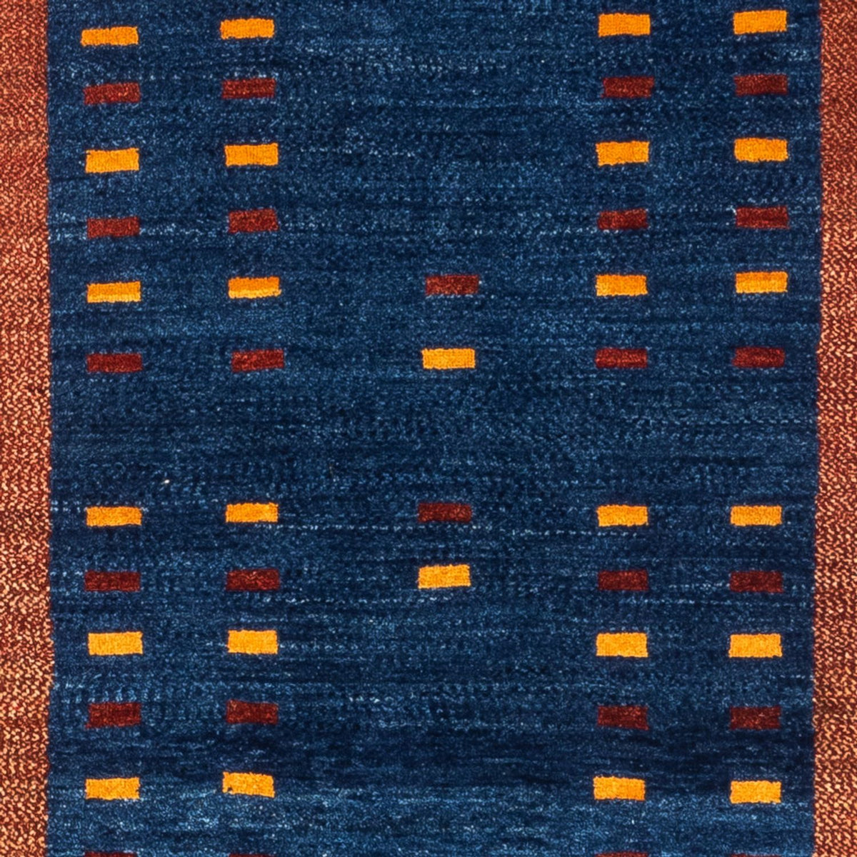 Tappeto corsia Tappeto Gabbeh - Persero - 194 x 77 cm - blu scuro