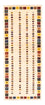 Tappeto corsia Tappeto Gabbeh - Persero - 195 x 81 cm - crema