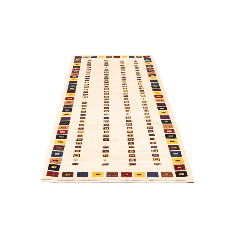 Tappeto corsia Tappeto Gabbeh - Persero - 195 x 81 cm - crema