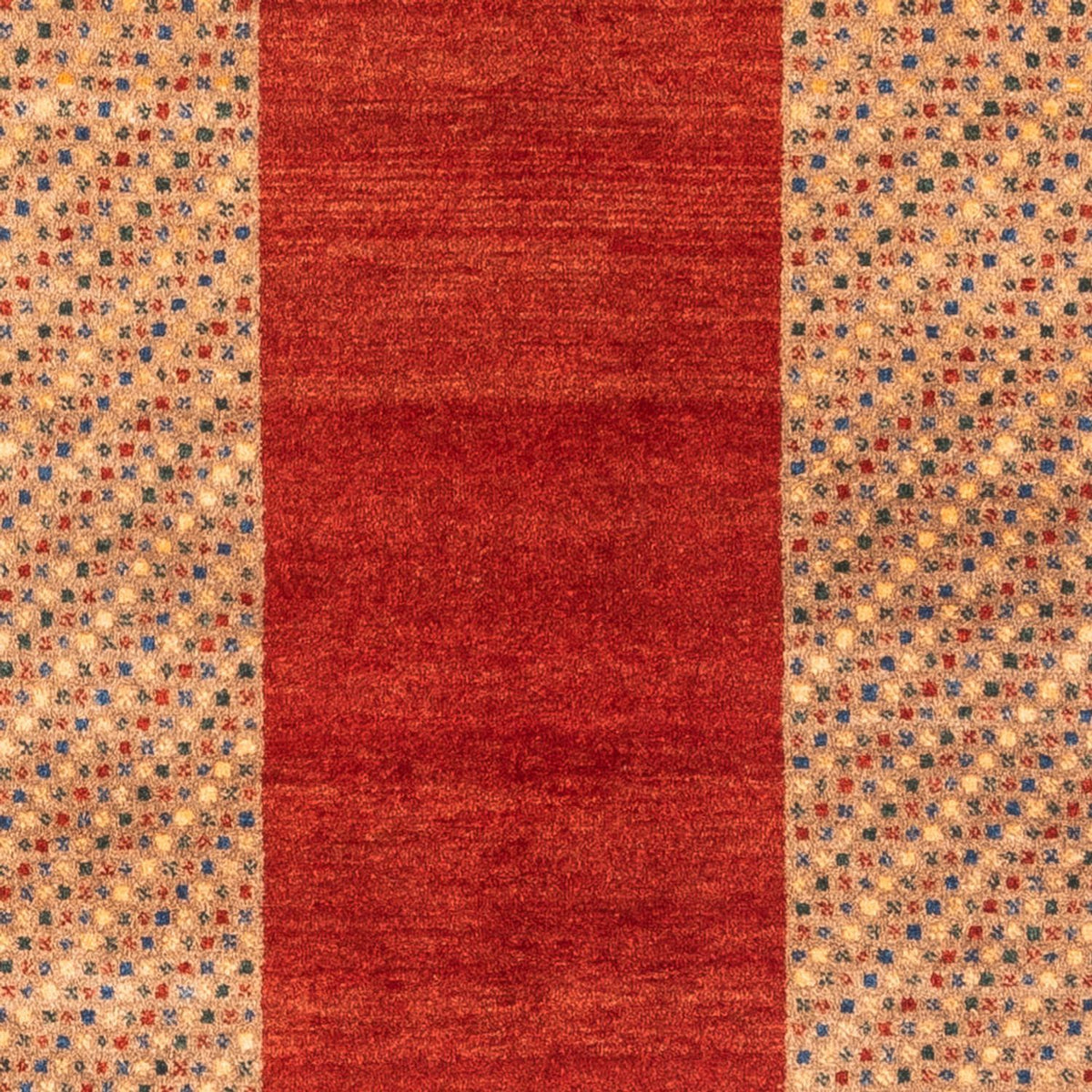 Tappeto corsia Tappeto Gabbeh - Persero - 197 x 80 cm - rosso
