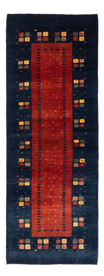 Tappeto corsia Tappeto Gabbeh - Persero - 214 x 80 cm - rosso