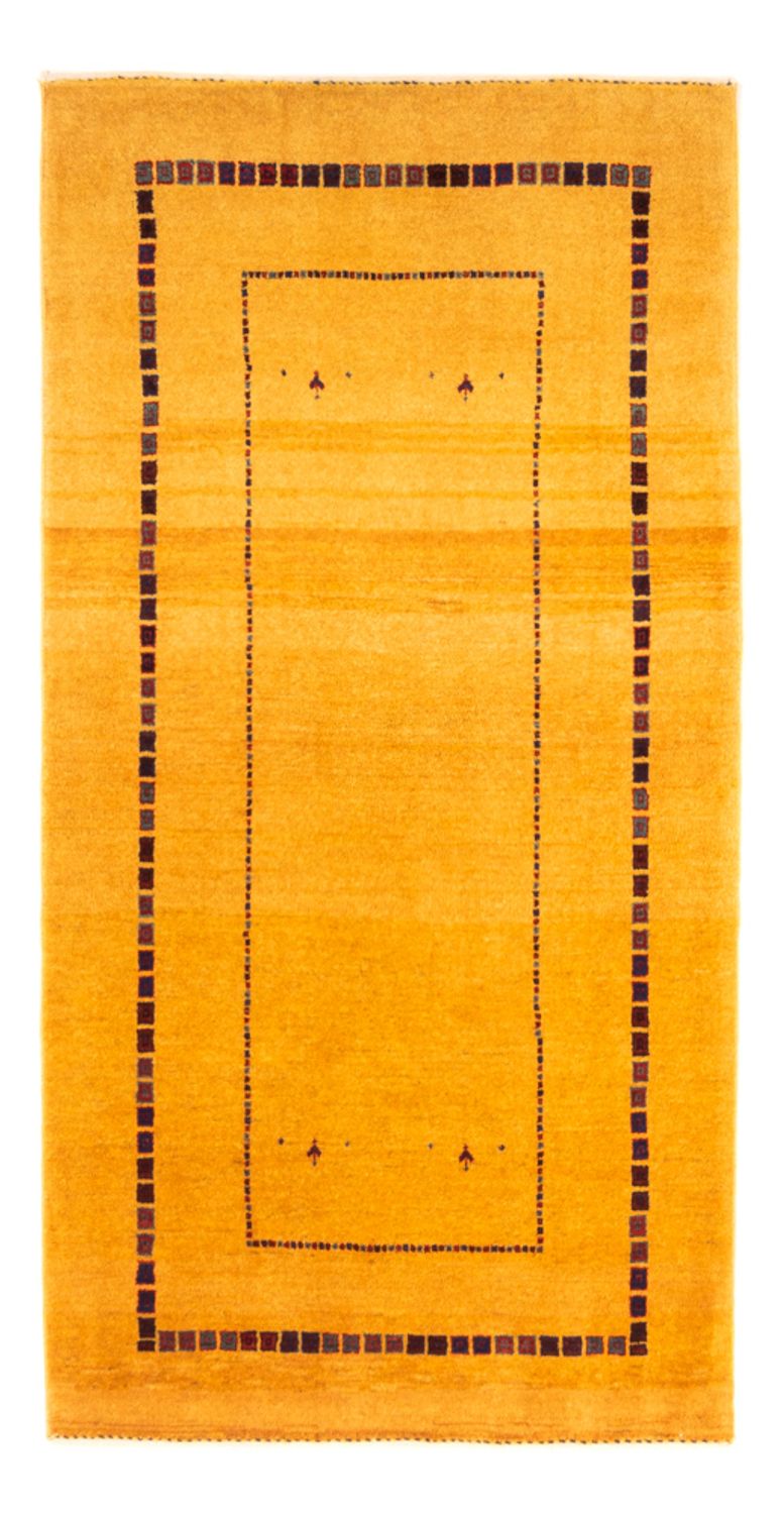 Tappeto Gabbeh - Persero - 155 x 83 cm - giallo