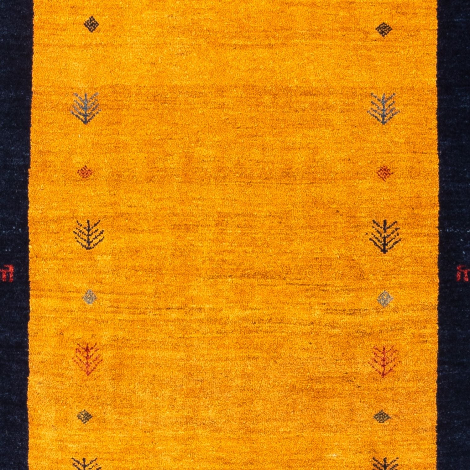 Tappeto corsia Tappeto Gabbeh - Persero - 188 x 82 cm - oro