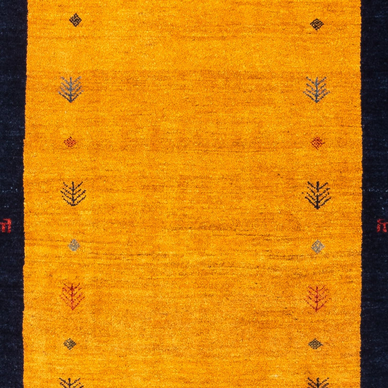 Tappeto corsia Tappeto Gabbeh - Persero - 188 x 82 cm - oro