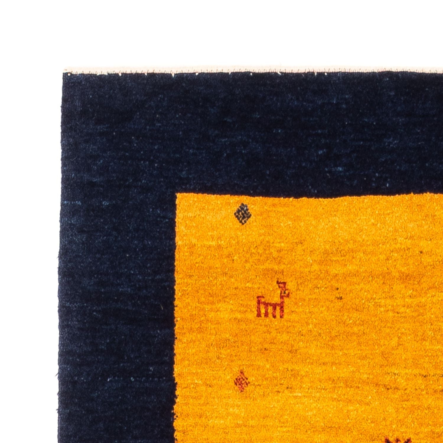 Tappeto corsia Tappeto Gabbeh - Persero - 188 x 82 cm - oro