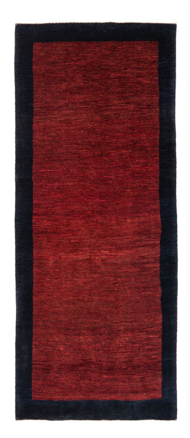 Tappeto corsia Tappeto Gabbeh - Persero - 193 x 80 cm - rosso vino