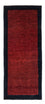 Tappeto corsia Tappeto Gabbeh - Persero - 193 x 80 cm - rosso vino