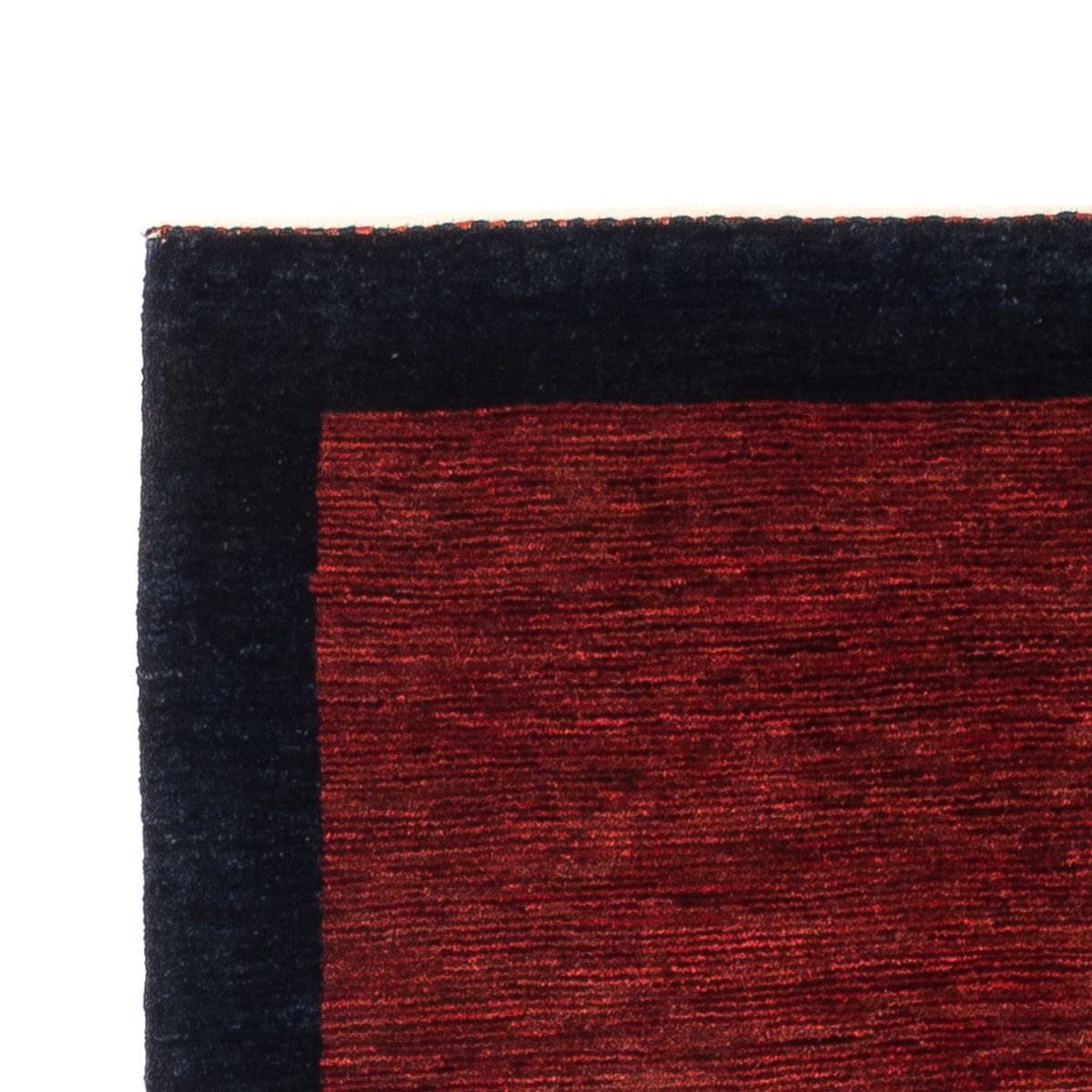 Tappeto corsia Tappeto Gabbeh - Persero - 193 x 80 cm - rosso vino