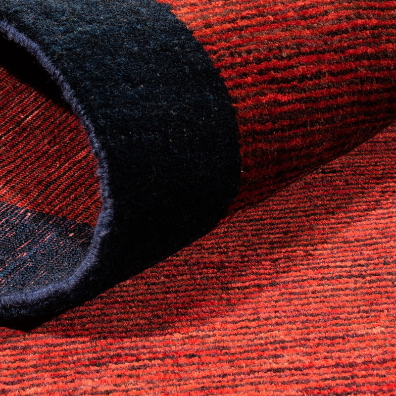 Tappeto corsia Tappeto Gabbeh - Persero - 193 x 80 cm - rosso vino