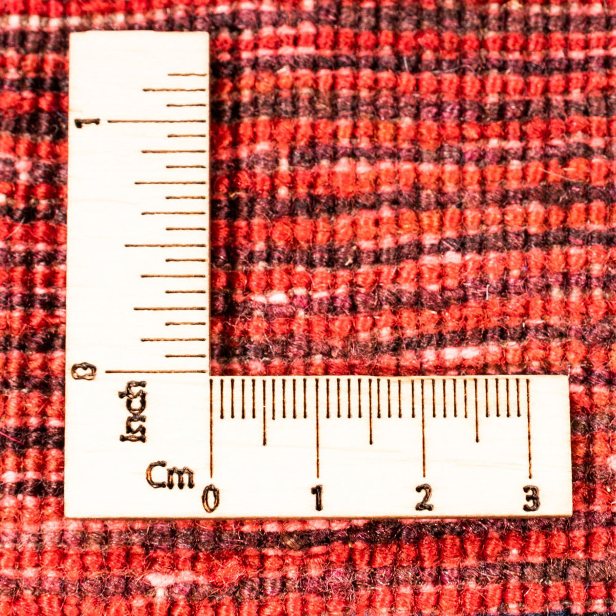 Tappeto corsia Tappeto Gabbeh - Persero - 193 x 80 cm - rosso vino